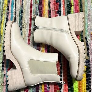 Sam and libby tan booties